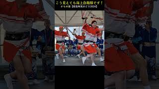 こう見えても海上自衛隊です❗ かもめ連【徳島市阿波おどり2024】Awa Dance [upl. by Navarro]