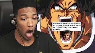 ETIKA REACTS TO VIC MIGNOGNA ALLEGATIONS BROLY [upl. by Nwahsyar729]