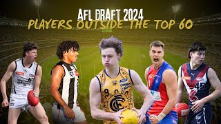 Players Outside the Top 60 amp FatherSonNGA Prospects  AFL Draft 2024 [upl. by Anoved]