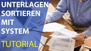 Steuerunterlagen professionell sortieren TUTORIAL Steuerberater erklärt [upl. by Jovi959]