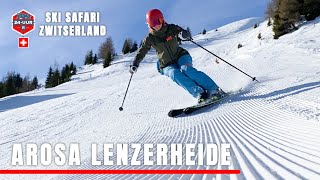 Wintersport in Arosa Lenzerheide  op Ski Safari door Zwitserland [upl. by Franza173]