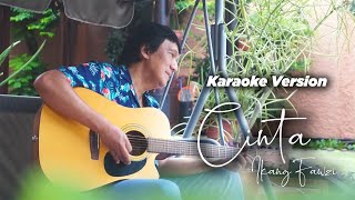 KARAOKE  CINTA  IKANG FAWZI Cipt CHRISYE amp ADJIE SOETAMA KARAOKE VERSION [upl. by Hansen]