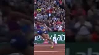 Sydney McLaughlin vs Dalilah Muhammad in Epic 400mh track trackandfield sprintworldwide shorts [upl. by Nandor]