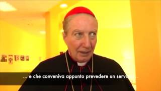 Il Cardinal Martini allinaugurazione della Casa della carità [upl. by Aihsemat]