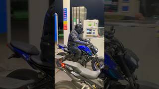 Yamaha MT07 Sound Aggressive Black Widow Downshift Rev💥💨 mt07 yamaha motorcycle shorts [upl. by Beverlee]