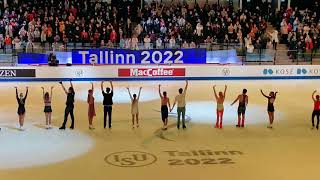 Figure Skating European Championships Tallinn 2022  Gala final 16012022 [upl. by Penoyer]