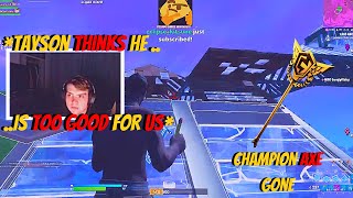 Why Tayson Is Not Playing With Mongraal After He Split With MrSavage  Fortnite Champ [upl. by Erinn]