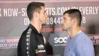 CALLUM SMITH v NIKOLA SJEKLOCA  HEAD TO HEAD AT FINAL PRESS CONFERENCE  CLEVERLY v BELLEW 2 [upl. by Adlei772]