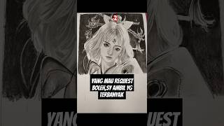 Gambar lunox mobile legendshorts drawing anime mobilelegends lukisanpensil pencildrawing fyp [upl. by Ahsahtan]