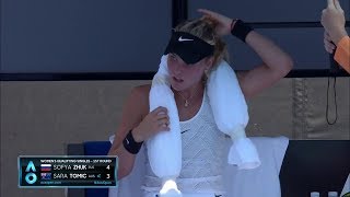 Zhuk Sofya v Tomic Sara  2018 Melbourne [upl. by Lobel268]