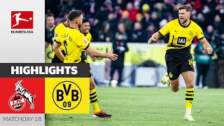 1 FC Köln  Borussia Dortmund 04  Highlights  Matchday 18 – Bundesliga 202324 [upl. by Nujra315]