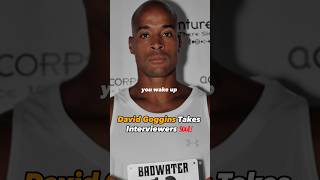 David Goggins Takes Interviewers SOUL [upl. by Nwahsit]