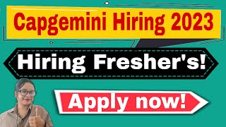 Capgemini Off Campus Drive for 2024 Batch – Hiring Process Eligibility Criteria and Test Pattern [upl. by Nrubloc]