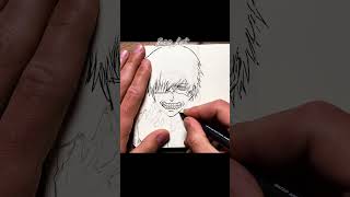 ASMR Drawing KEN KANEKI 🥵👌  Tokyo Ghoul [upl. by Ray]