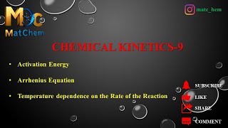 Chemical Kinetics 9 Arrheniusequation activationenergy temperature kinetics Firstorder [upl. by Zacharie]