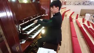 Widor Toccata at De Montfort Hall [upl. by Yuu]