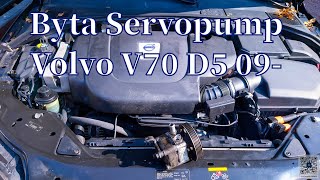 Byta servopump Volvo V70 D5 Fas 2 [upl. by Iur]