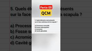 QCM  Anatomie 5 [upl. by Aehtna]