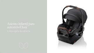 Cómo retirar la cubierta del asiento infantil para automóvil Romer® Juni™ [upl. by Martie]