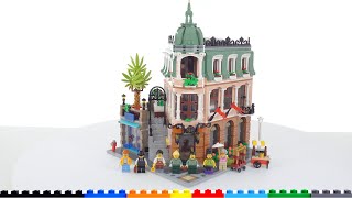 LEGO Boutique Hotel 10297 modular building review quotClassyquot is the word of the day [upl. by Notsirk]