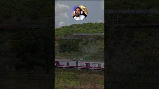 INTERCITY EXP amp KHOPOLI LOCAL PARALLEL RUN IN BHOR GHAT  MSTS shorts indiantrainsimulator train [upl. by Eniamahs653]