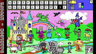 The Playroom © 1989 Broderbund Software  PC DOS  Gameplay [upl. by Naida]