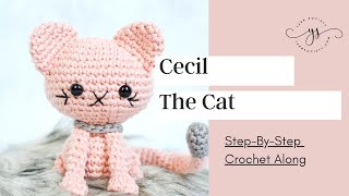 How To Crochet An Amigurumi Cat  Crochet Along StepByStep  AMIGURUMI CROCHET FOR BEGINNERS [upl. by Frisse722]