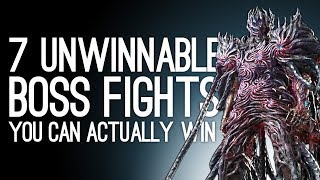 7 Unwinnable Boss Fights You Can Beat If Youre Good Enough [upl. by Agarhs]