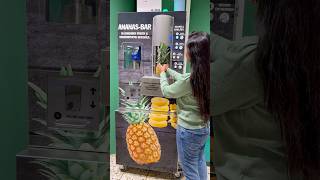 🍍Pineapple cutting machine in Germany 🇩🇪 shortstamil germanytamilachi [upl. by Sitruk465]