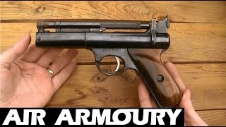 Webley Senior Air Pistol  Air Armoury [upl. by Anatollo883]