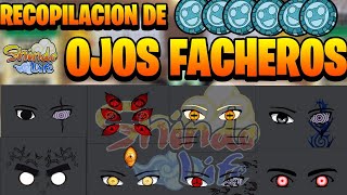 RECOPILACION DE OJOS FACHEROS 2  SHINDO LIFE🌀 [upl. by Madoc]