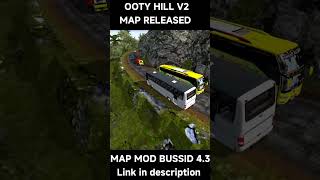 Released New Map Mod For Bus simulator Indonesia।Ooty Hill V2 Map✅ modmapbussid bussid [upl. by Richella]