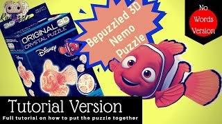 Bepuzzled 3D Puzzle Nemo No Words Tutorial Version [upl. by Haiel345]