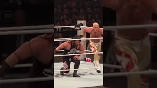 Cody Rhodes Bionic Elbow and Cutter to Jacob Fatu WWE Bad Blood 2024 shorts wwe raw smackdown [upl. by Ariaes797]