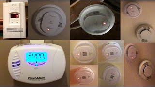 Smoke Alarm Testing 3 Smoke amp Carbon Monoxide Alarms at my Grandmas House Moms Side [upl. by Mahala]