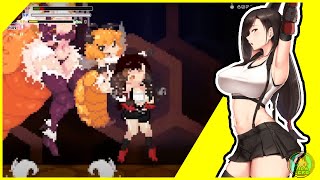 Echidna Wars dx Tifa LockHart vs All Bosses gameplay  endgame [upl. by Sokram]