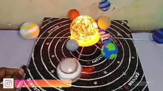 SOLAR SYSTEM 20  COOL SCIENCE PROJECT  EZONE PROJECTS [upl. by Lucius]