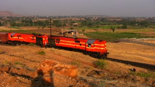 ALCo hauled Freight train at Shindawane Ghats [upl. by Cela]