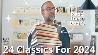 24 Classics for 2024  MustRead Classic Literature Recommendations [upl. by Hornstein]