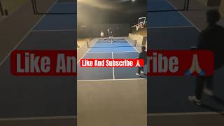 Lobbing the lobber 😈🔥 pickleball pickleballhighlights ppa [upl. by Akeimahs]