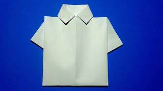 Camisa de Papel  Origami paso paso [upl. by Yarased]