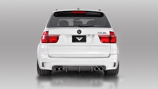 BMW X5 M and X6 M Sport Exhaust  Vorsteiner [upl. by Naoj]