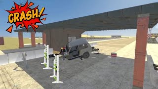 Car VS Obstacles । Vaz Crash Test Simulator gaming trending [upl. by Aggie832]