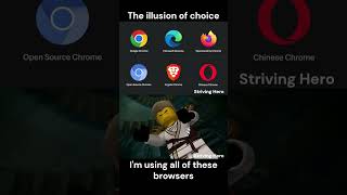 Trolling Browsers The Chrome Takeover🤣💥 funny comedyshorts google memes techjokes chrome [upl. by Kurtis]