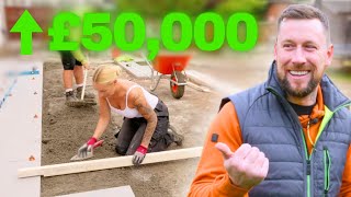 WEVE GOT NO STAFF  £50000 Garden Project Ep4 [upl. by Ymia]