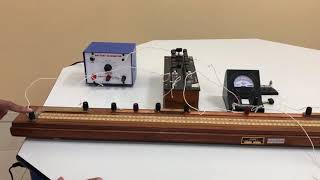 METRE BRIDGETO FIND RESISTANCE AND SPECIFIC RESISTANCE OF GIVEN WIRE PRAKASH amp MINI [upl. by Torrell]