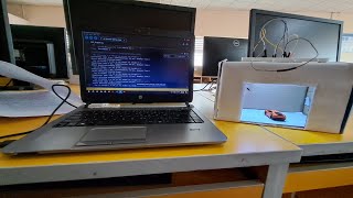 Determining the status of car parked using ML in ESP32 cam  DSATM  Mini project Exhibition [upl. by Radferd]