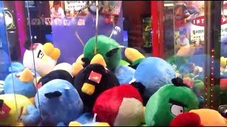 Angry Birds Simpsons and other Australian Claw Machine Wins [upl. by Tarsuss]