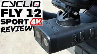 CYCLIQ FLY 12 Sport 4K Cycling CameraLight Review [upl. by Atteynot]