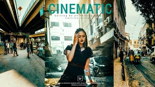 Cinematic Colour Effect Photo Editing Lightroom Mobile Tutorial  Lightroom mobile 2024 [upl. by Nnaytsirk463]